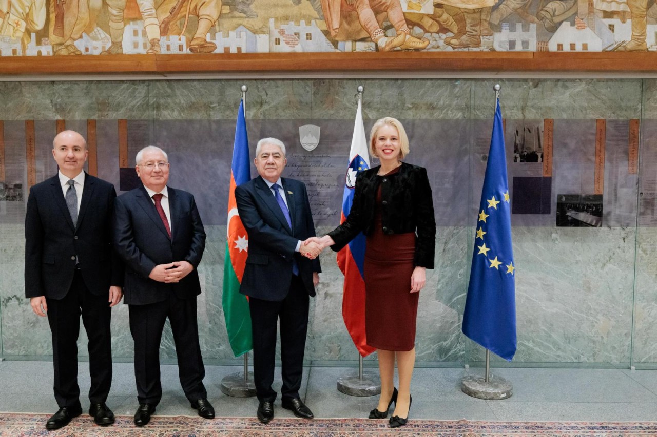 Ağalar Vəliyevin rəhbərlik etdiyi heyət Sloveniyaya səfər edib - FOTOLAR